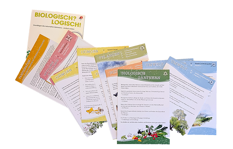Sammelmappe und Merkblätter Biologisch? Logisch!